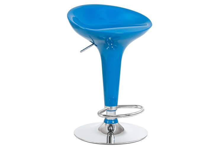 Набор 2 шт Стул барный DOBRIN BOMBA, голубой-1