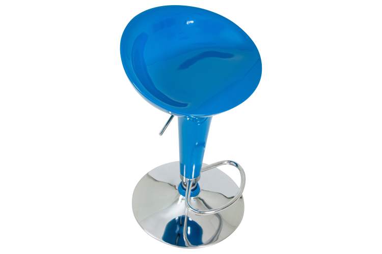 Набор 2 шт Стул барный DOBRIN BOMBA, голубой-7