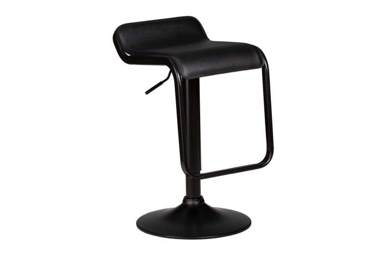 Стул барный DOBRIN CRACK BLACK, черный