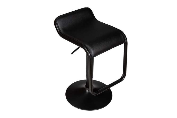 Стул барный DOBRIN CRACK BLACK, черный-6