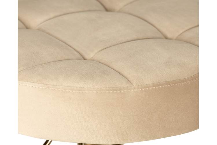 Набор 2 шт Табурет барный DOBRIN BRUNO GOLD, бежевый велюр (MJ9-10)-2