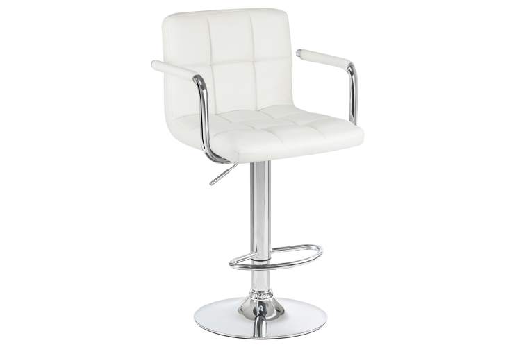 Набор 2 шт Стул барный DOBRIN KRUGER ARM, белый-1