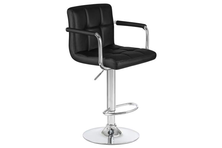 Набор 2 шт Стул барный DOBRIN KRUGER ARM, чёрный-2