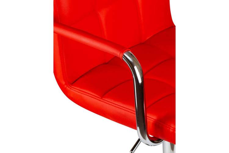 Стул барный DOBRIN KRUGER ARM, красный-6