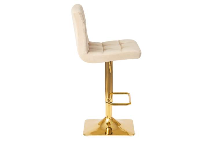 Набор 2 шт Стул барный DOBRIN GOLDIE, бежевый велюр (MJ9-10)-3