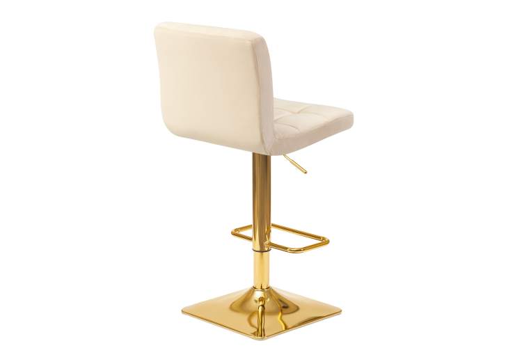 Набор 2 шт Стул барный DOBRIN GOLDIE, бежевый велюр (MJ9-10)-4