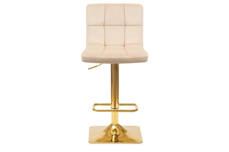 Набор 2 шт Стул барный DOBRIN GOLDIE, бежевый велюр (MJ9-10)-6
