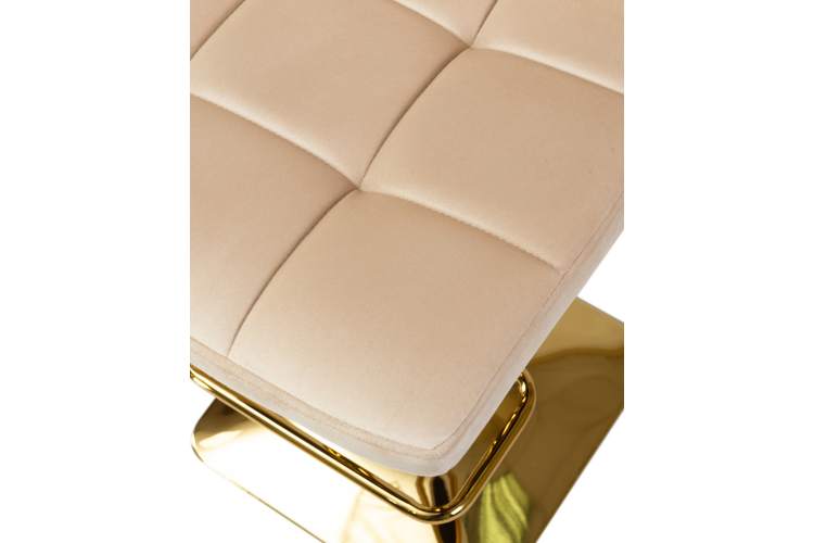 Набор 2 шт Стул барный DOBRIN GOLDIE, бежевый велюр (MJ9-10)-8