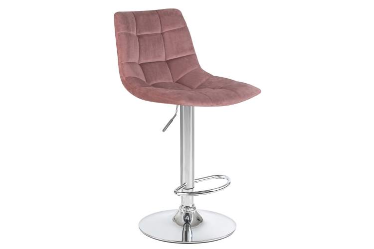 Набор 2 шт Стул барный DOBRIN TAILOR, пудрово-розовый велюр (MJ9-32)-1