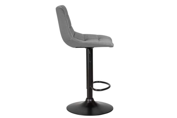 Стул барный DOBRIN TAILOR BLACK, серый велюр (MJ9-75)-2