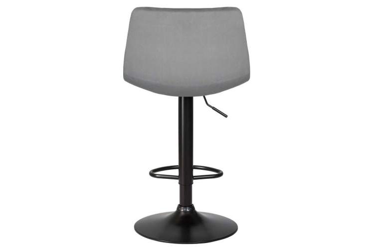 Стул барный DOBRIN TAILOR BLACK, серый велюр (MJ9-75)-4