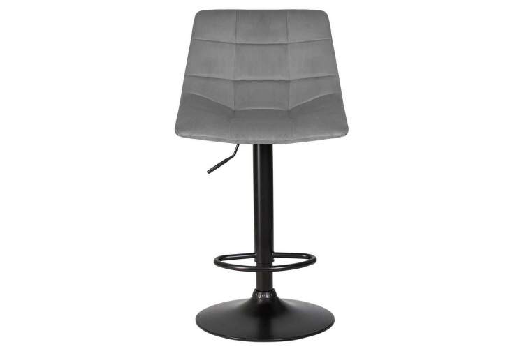 Стул барный DOBRIN TAILOR BLACK, серый велюр (MJ9-75)-5