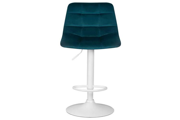 Стул барный DOBRIN TAILOR WHITE, морской волны велюр (MJ9-99)-5