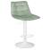 Набор 2 шт Стул барный DOBRIN TAILOR WHITE, пудрово-мятный велюр (MJ9-87)