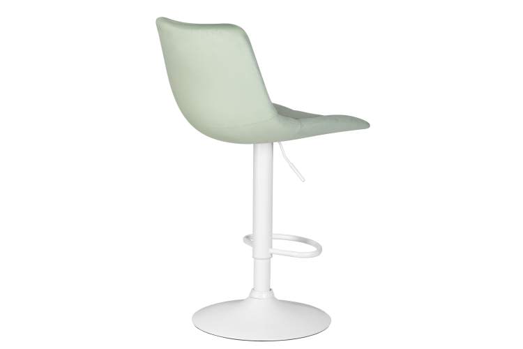 Набор 2 шт Стул барный DOBRIN TAILOR WHITE, пудрово-мятный велюр (MJ9-87)-4