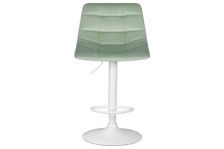 Набор 2 шт Стул барный DOBRIN TAILOR WHITE, пудрово-мятный велюр (MJ9-87)-6