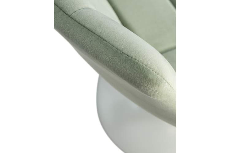 Набор 2 шт Стул барный DOBRIN TAILOR WHITE, пудрово-мятный велюр (MJ9-87)-8