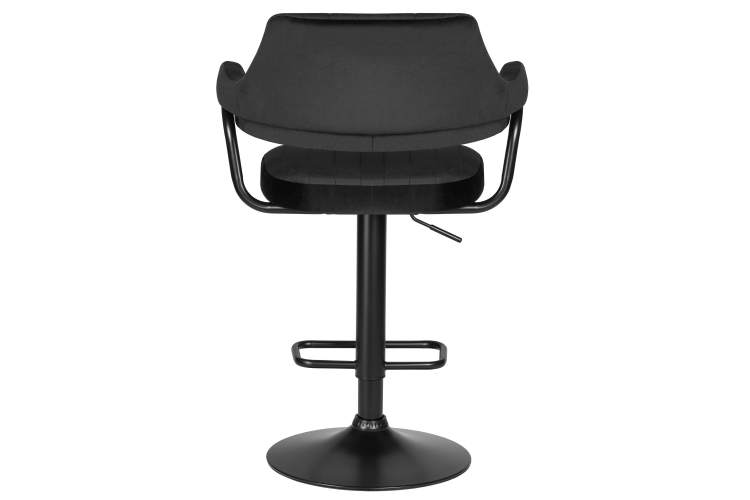 Набор 2 шт Стул барный DOBRIN CHARLY BLACK, черный велюр (MJ9-101)-5