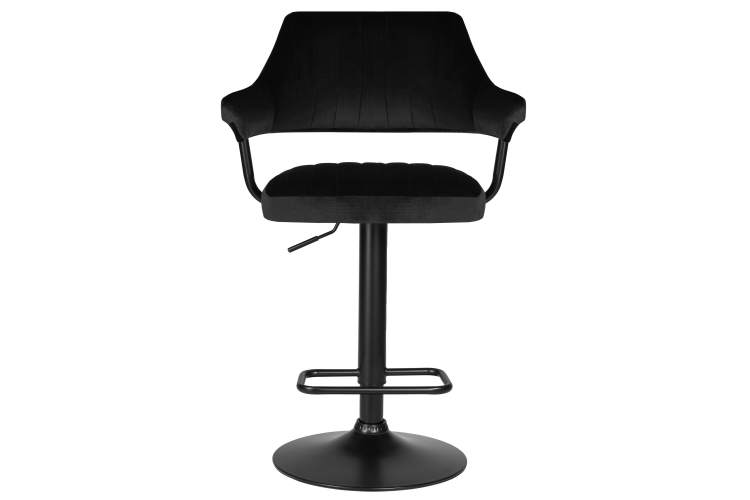 Набор 2 шт Стул барный DOBRIN CHARLY BLACK, черный велюр (MJ9-101)-6