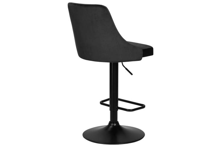 Набор 2 шт Стул барный DOBRIN JOSEPH BLACK, черный велюр (MJ9-101)-3