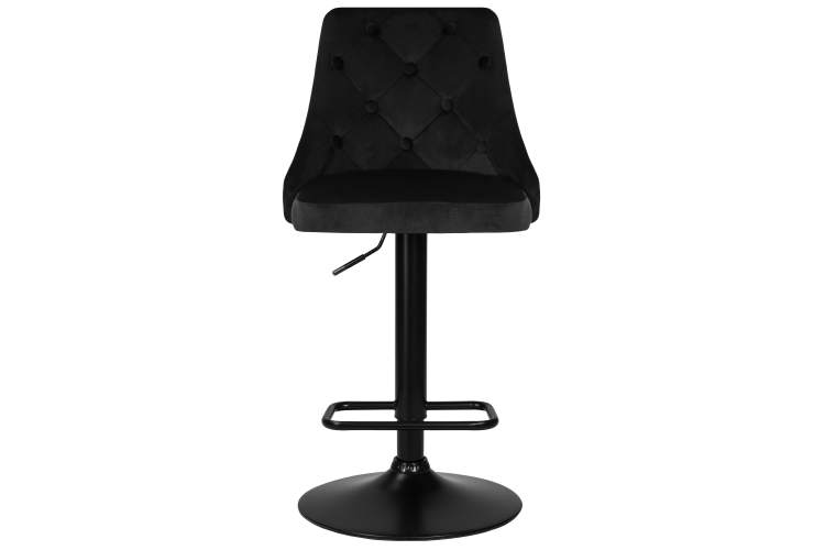 Набор 2 шт Стул барный DOBRIN JOSEPH BLACK, черный велюр (MJ9-101)-5
