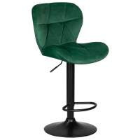 Стул барный DOBRIN BARNY BLACK, зеленый велюр (MJ9-88) Стул барный DOBRIN BARNY BLACK, зеленый велюр (MJ9-88)