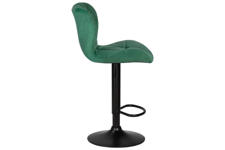 Стул барный DOBRIN BARNY BLACK, зеленый велюр (MJ9-88)-2