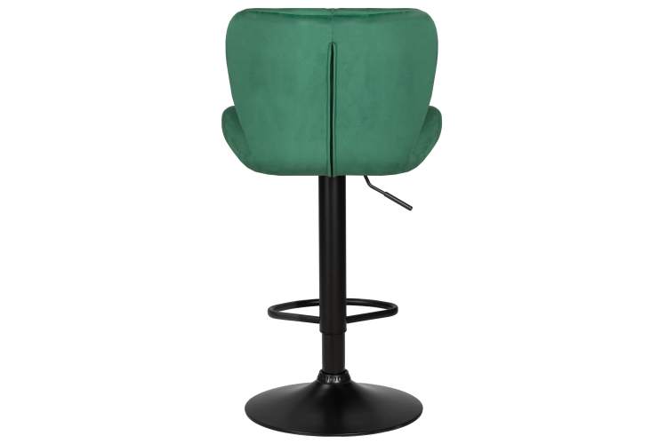 Стул барный DOBRIN BARNY BLACK, зеленый велюр (MJ9-88)-4