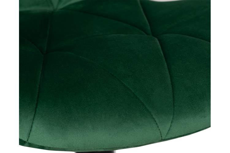 Стул барный DOBRIN BARNY BLACK, зеленый велюр (MJ9-88)-6