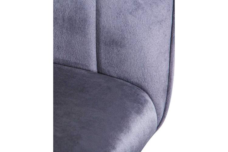 Стул барный DOBRIN DARCY, серый велюр (1922-19)-6