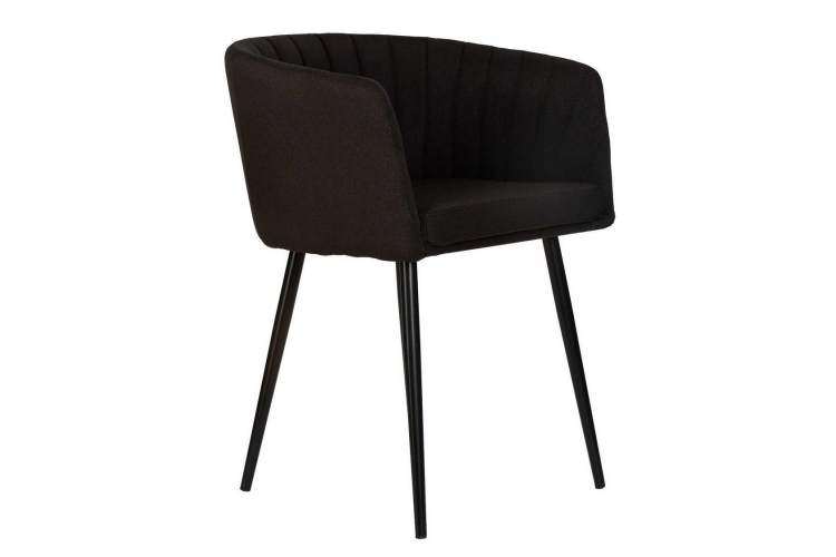Стул обеденный DOBRIN ALINA, черная ткань (LAR-106D-28)-1