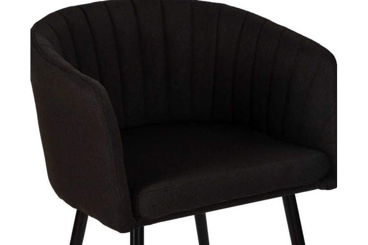 Стул обеденный DOBRIN ALINA, черная ткань (LAR-106D-28)-6