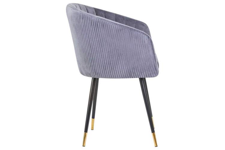 Стул обеденный DOBRIN MARY, серый велюр (1922-19)-2