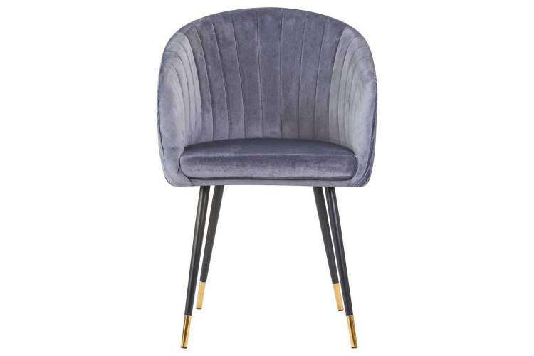Стул обеденный DOBRIN MARY, серый велюр (1922-19)-5