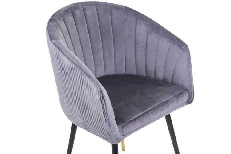 Стул обеденный DOBRIN MARY, серый велюр (1922-19)-6
