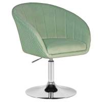 Кресло дизайнерское EDISON, мятный велюр (1922-8)