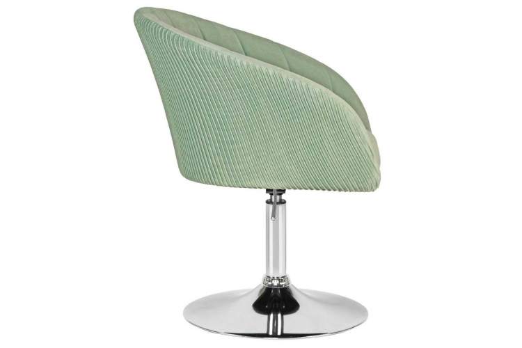 Кресло дизайнерское DOBRIN EDISON, мятный велюр (1922-8)-2