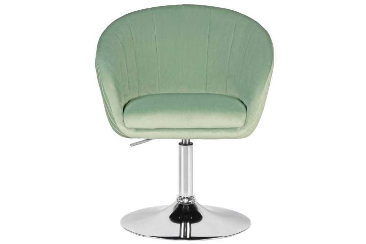 Кресло дизайнерское DOBRIN EDISON, мятный велюр (1922-8)-5