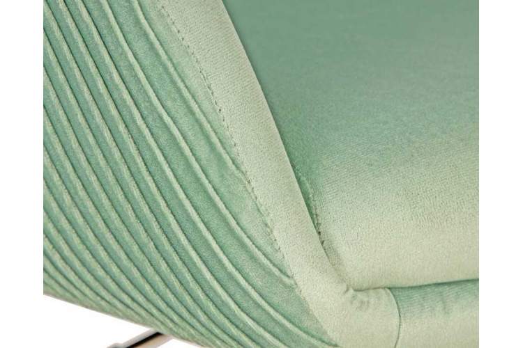 Кресло дизайнерское DOBRIN EDISON, мятный велюр (1922-8)-6