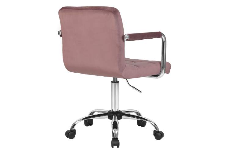 Набор 2 шт Офисное кресло для персонала DOBRIN TERRY, пудрово-розовый велюр (MJ9-32)-4