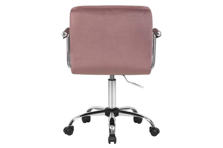 Набор 2 шт Офисное кресло для персонала DOBRIN TERRY, пудрово-розовый велюр (MJ9-32)-5