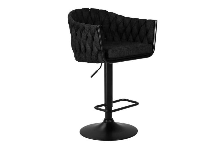 Стул барный DOBRIN LEON, черная ткань (LAR-275-50)-1