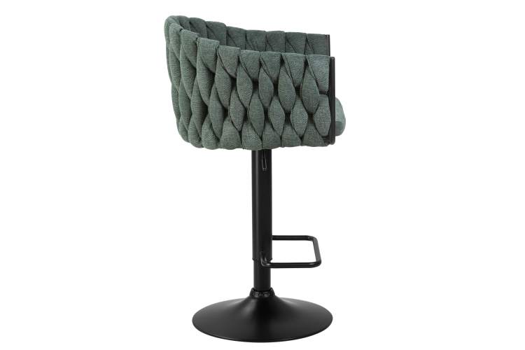 Набор 2 шт Стул барный DOBRIN LEON, зеленая ткань (LAR 275-23)-3