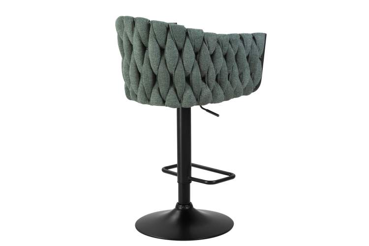 Набор 2 шт Стул барный DOBRIN LEON, зеленая ткань (LAR 275-23)-4