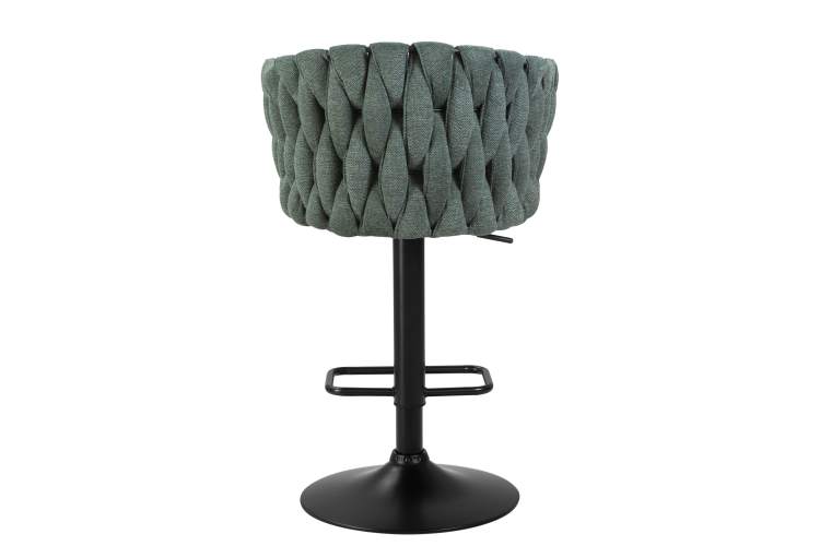 Набор 2 шт Стул барный DOBRIN LEON, зеленая ткань (LAR 275-23)-5
