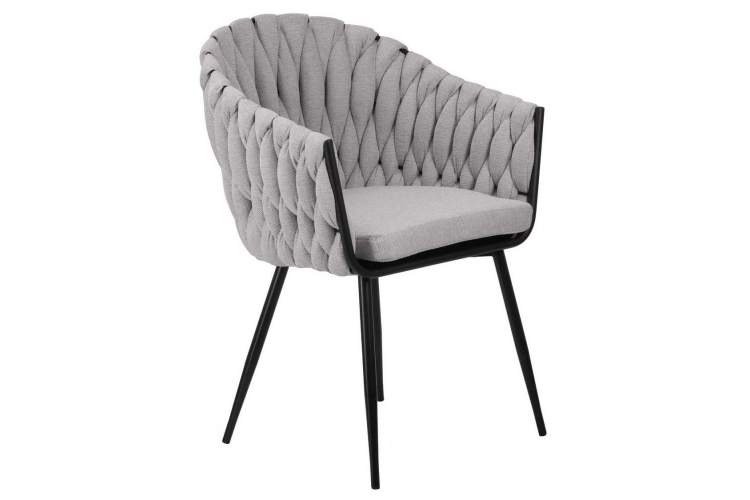 Стул обеденный DOBRIN MATILDA, серая ткань (LAR 275-17)-1