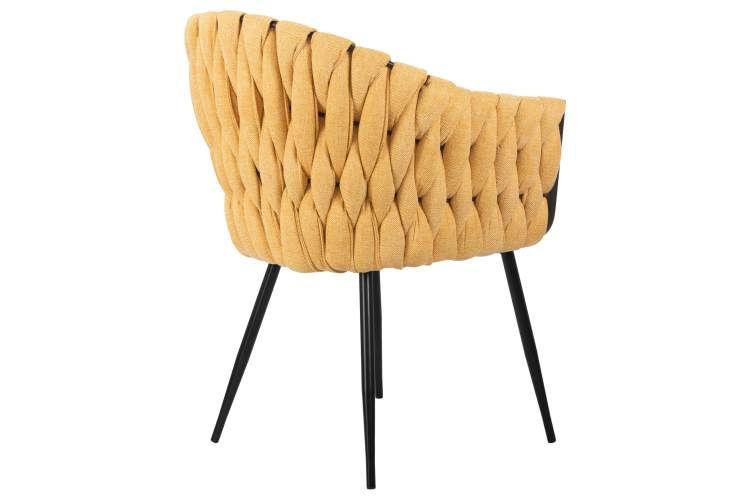 Набор 2 шт Стул обеденный DOBRIN MATILDA, жёлтая ткань (LAR 275-8)-4