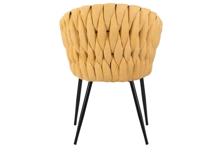 Набор 2 шт Стул обеденный DOBRIN MATILDA, жёлтая ткань (LAR 275-8)-5