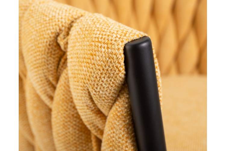 Набор 2 шт Стул обеденный DOBRIN MATILDA, жёлтая ткань (LAR 275-8)-8