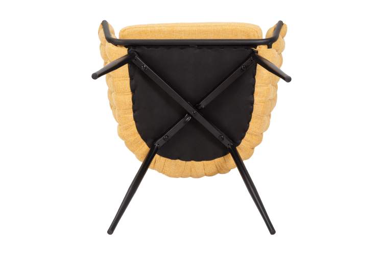 Набор 2 шт Стул обеденный DOBRIN MATILDA, жёлтая ткань (LAR 275-8)-10